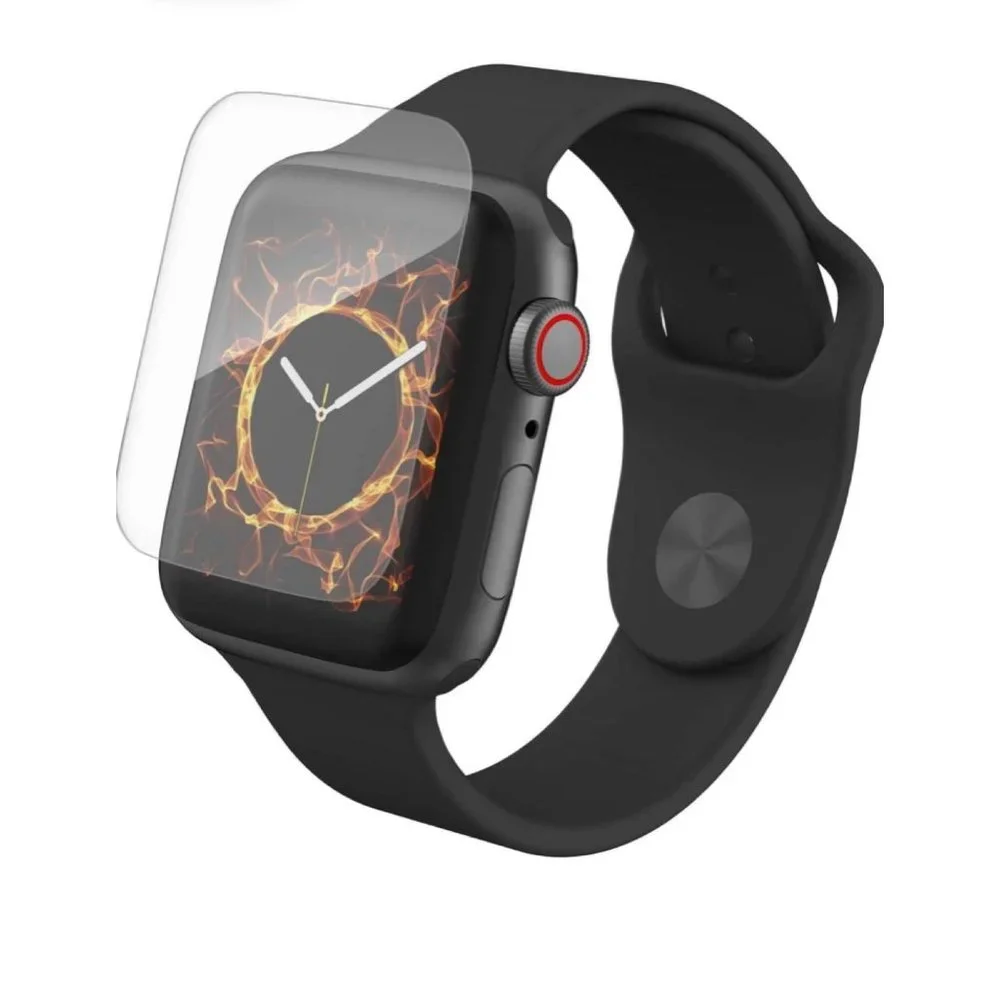 SET Watch Band Blue 42 44 ZAGG Invisible shield HD Clarity screen Apple Series